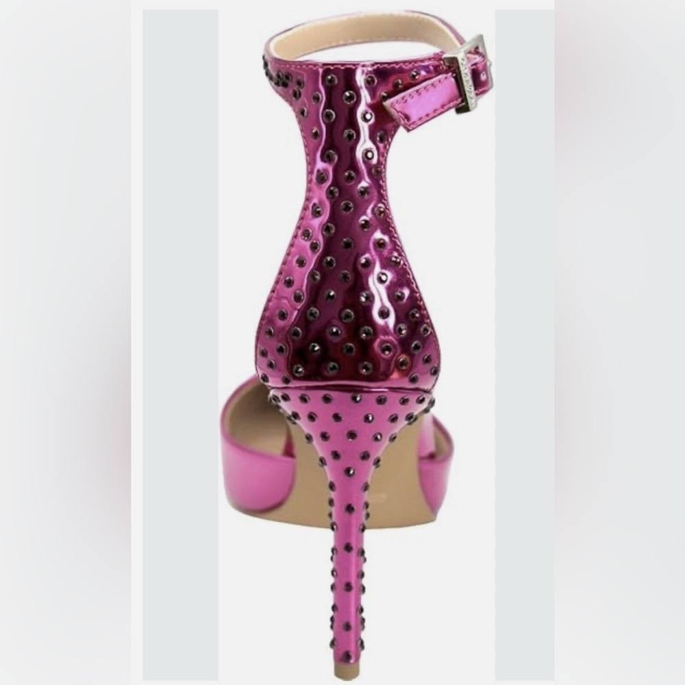 Charles David Fuchsia Metallic Heels - Picture 2 of 4